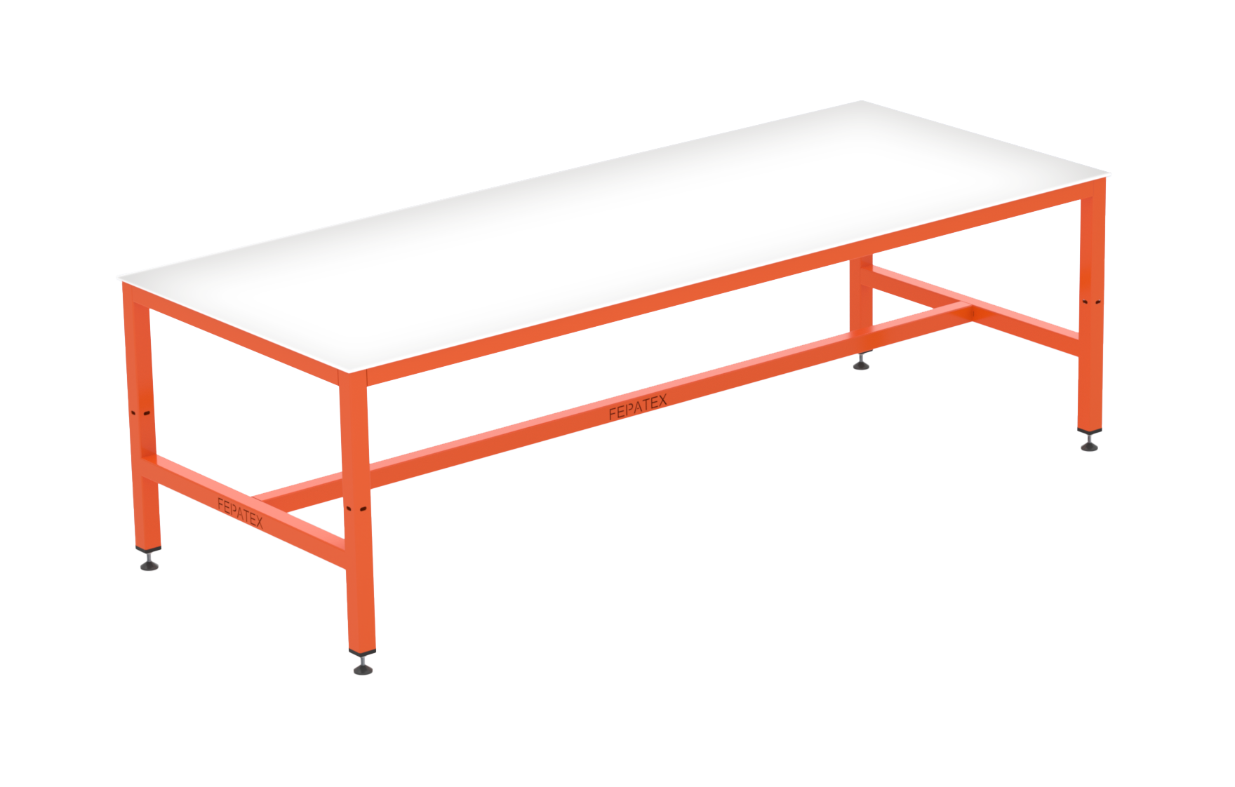 Confectie tafel laag 250x100x78cm