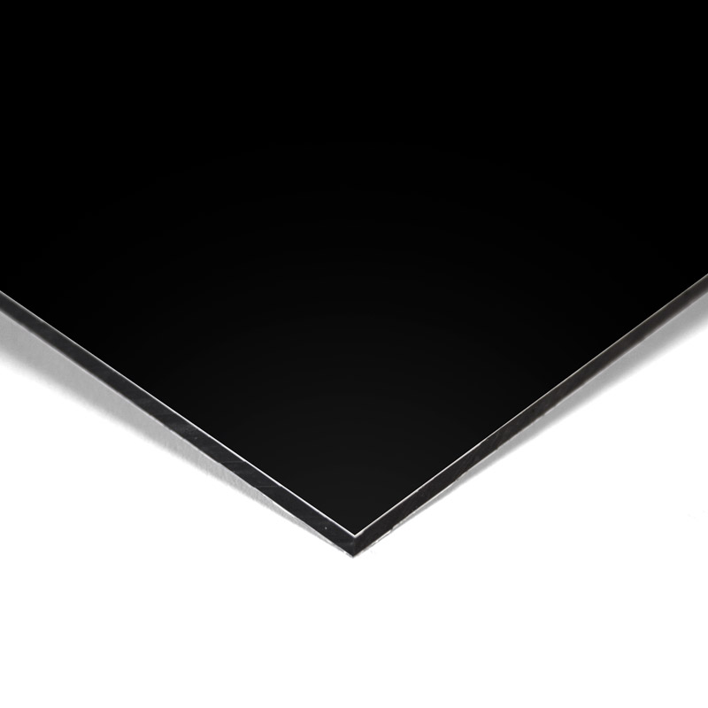 MGBond plaat zwart glans/mat