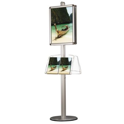 Freestanding display kliklijst - rond - A2