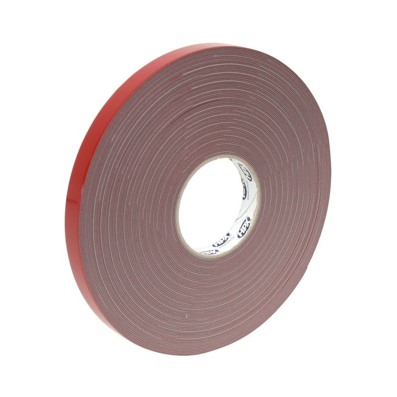 Acrylaat lijmstrip transparant - dubbelzijdig - 12 mm 