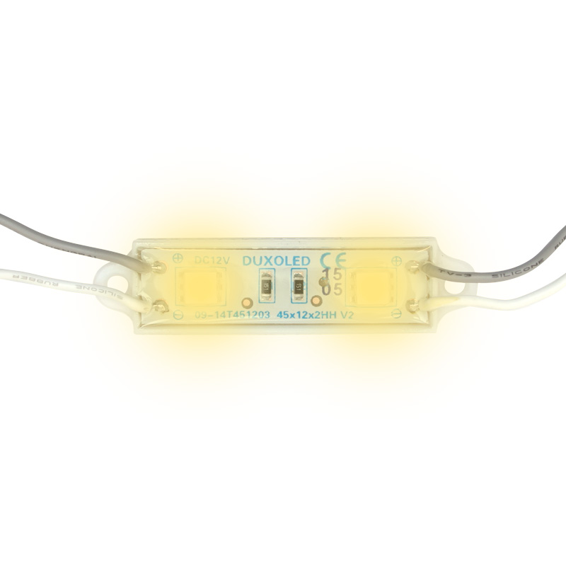 LED blok - 2 LEDS standaard - warm wit