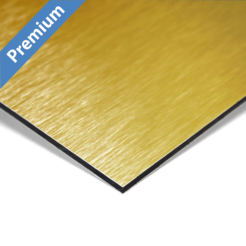 MGBond Premium - 3050 x 1500 x 3 mm - geborsteld goud
