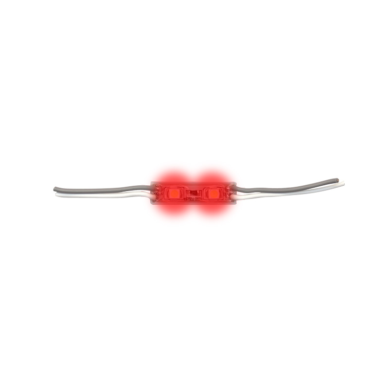 LED blok - 2 LEDS high power - rood 